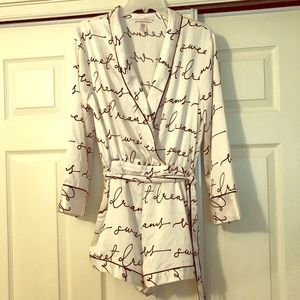 Victoria’s Secret white Sweet Dreams Romper